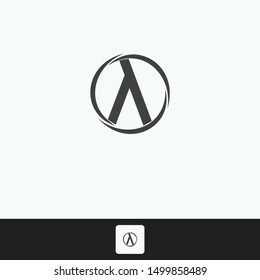 Abstract vector business logo element. Wind energy symbol design template.