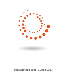 Abstract vector business logo element