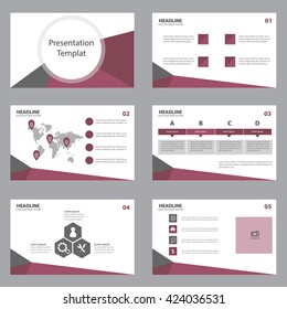 abstract vector business presentation template slides background design