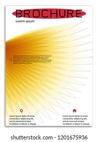 Abstract vector business template. Brochure layout, cover modern design annual report, poster, A4 flyer with color squares, triangles, diagonal geometric shapes lines with texture background.