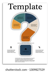 Abstract vector business template. Brochure layout, cover modern design annual report, poster, A4 flyer with color squares, triangles, diagonal geometric shapes lines with texture background.