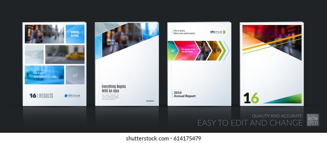 Abstract vector business template. Brochure layout, cover modern design annual report, poster, A4 flyer with colourful squares, triangles, diagonal geometric shapes, lines with texture background.