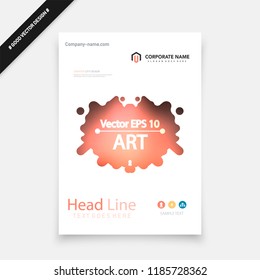 Abstract vector business template set. Brochure layout, cover modern design annual report, poster, A4 flyer with green squares, triangles, diagonal geometric shapes lines with texture background.