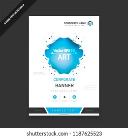 Abstract vector business template set. Brochure layout, cover modern design annual report, poster, A4 flyer with green squares, triangles, diagonal geometric shapes lines with texture background.