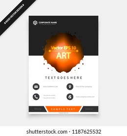 Abstract vector business template set. Brochure layout, cover modern design annual report, poster, A4 flyer with green squares, triangles, diagonal geometric shapes lines with texture background.