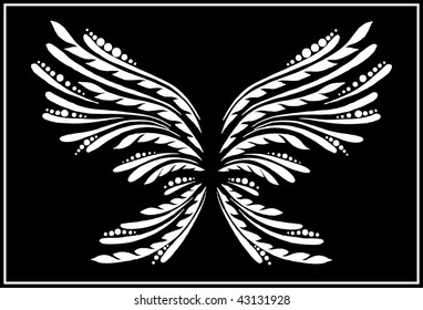  The abstract vector butterfly