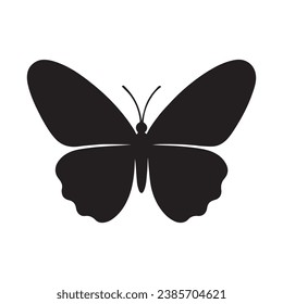 Plantilla de diseño de icono de mariposa del vector abstracto