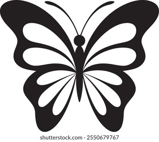 Image vectorielle Abstrait Template de conception d'icône papillon.

