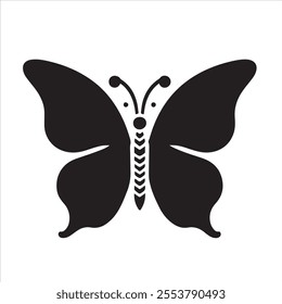 Abstract Vector Butterfly Icon Design Template