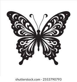 Abstract Vector Butterfly Icon Design Template
