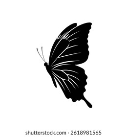 Abstract Vector Butterfly Icon Design Template