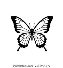 Abstract Vector Butterfly Icon Design Template