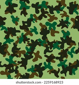 Abstract Vector Camouflage. Digital Beige Camouflage. Seamless Army Paint. Vector Woodland Camoflage. Brown Camo Paint. Seamless Brush. Tree Grey Grunge. Hunter Beige Texture. Dirty Fabric Pattern.