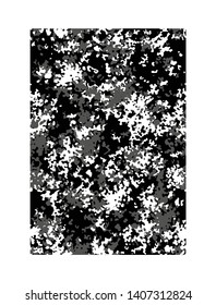 Abstract vector camouflage pattern - Vector