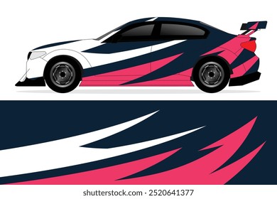 Fondo gráfico abstracto del coche del Vector