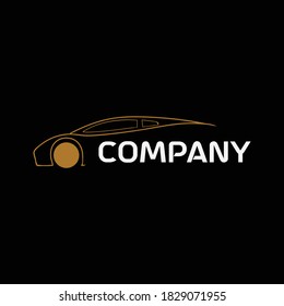 Abstract Vector Car logo Design .Logo design for Car.