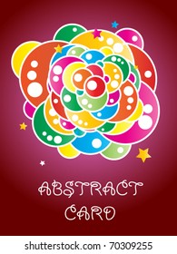 Abstract vector card