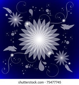 Abstract vector card