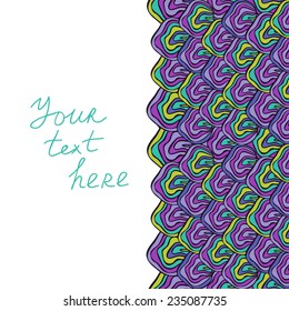 Abstract vector card design.