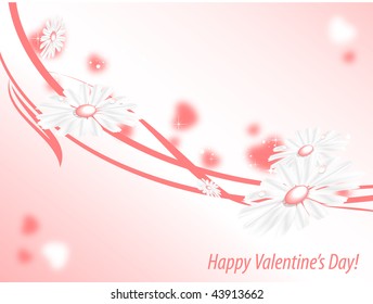 abstract vector card for Valentine's Day. Eps10