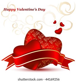 abstract vector card for Valentine's Day. Eps10