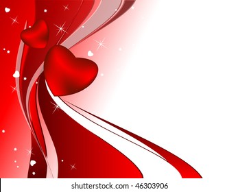 abstract vector card for Valentine's Day. Eps10