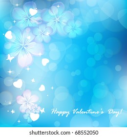 abstract vector card for Valentine's Day. Eps10