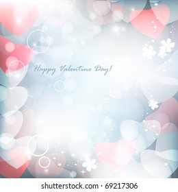 abstract vector card for Valentine's Day. Eps10