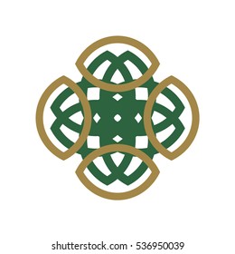 Abstract vector celtic Irish or scottish knot. Clean and simple lines.