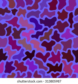 abstract vector chaotic spotted seamless pattern
