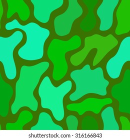abstract vector chaotic spotted seamless pattern