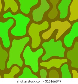 abstract vector chaotic spotted seamless pattern