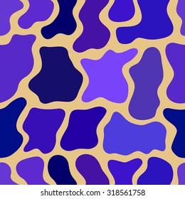 abstract vector chaotic spotted seamless pattern