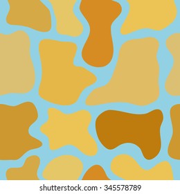 abstract vector chaotic spotted seamless pattern