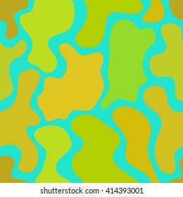 abstract vector chaotic spotted seamless pattern