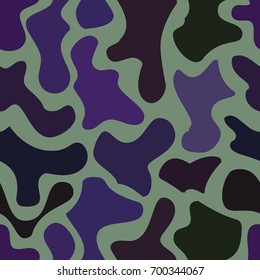 abstract vector chaotic spotted seamless pattern - violet