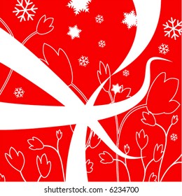 abstract vector christmas background