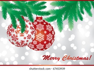 Abstract vector Christmas background