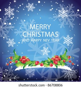 abstract vector christmas  background