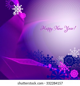 Abstract vector Christmas blue, pink background