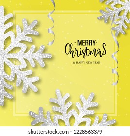 Abstract vector Christmas greeting card