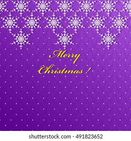 Abstract vector Christmas greeting card. Christmas trees, snowflakes