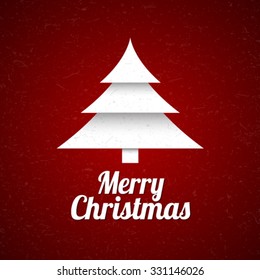 Abstract vector Christmas tree 