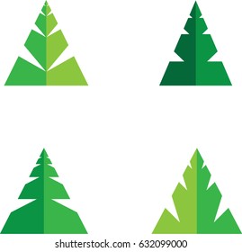 Abstract Vector Christmas Tree