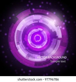 Abstract vector circle background