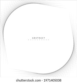 Abstract vector circle background. Gradient retro line pattern design. Circle for sound wave. vector illustration