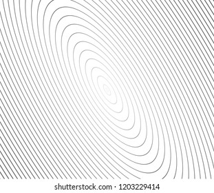 Abstract vector circle halftone black background. Gradient retro line pattern design. Monochrome graphic.
