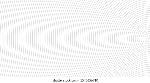 Abstract vector circle halftone black background. Gradient retro line pattern design. Monochrome graphic.