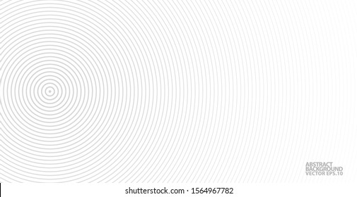 Abstract vector circle halftone black background. Gradient retro line pattern design. Monochrome graphic. Circle for sound wave. vector illustration
