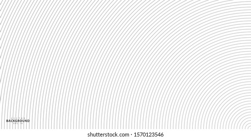 Abstract vector circle halftone black background. Gradient retro line pattern design. Monochrome graphic. Circle for sound wave. vector illustration